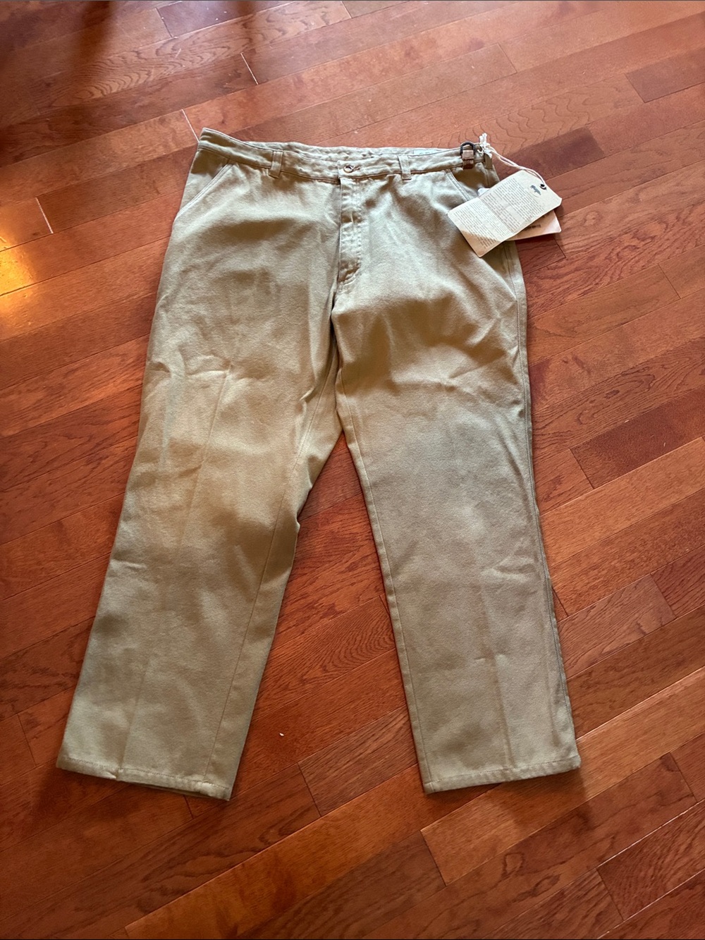 Orvis men’s Rhinohide khaki pants size 42 NWT style 334Q